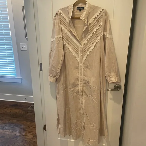 Pomander Place | Dresses | Pomanderplace Sand Jolene Midi Dress Xxl Nwot |  Poshmark
